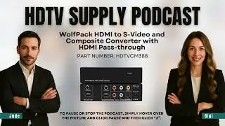 WolfPack HDMI to S-Video and Composite Converter with HDMI Pass-through
