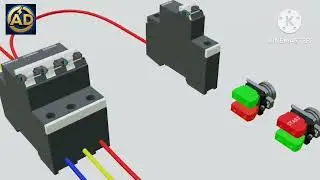 Contactor Holding |Contactorself-locking wiring Method |contactor #electrical#viral #shorts 