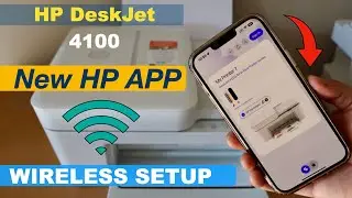 Новое приложение для принтера HP &mdash; беспроводная настройка принтера серии HP DeskJet 4100!!