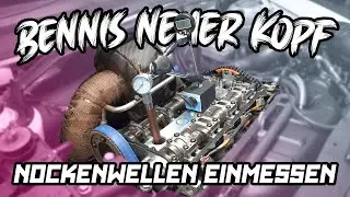 Nockenwellen einmessen an dem neuen Zylinderkopf f&uuml;r Bennis Polo! | Philipp Kaess |