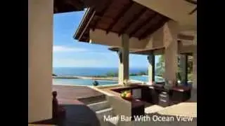 Dominical Real Estate THE JADE HOUSE 5 Bedroom Resort Style Home w/infinity Pool, Huge Ocean Views!!
