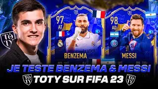 JE TESTE BENZEMA TOTY ET MESSI TOTY SUR FIFA 23 !