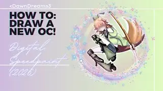 New OC Speedpaint! | I Drew My Lil Sister's New OC! | Digital Drawing 2026