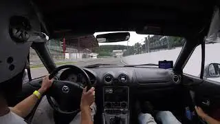 Mazda MX5 NB 1.8 146cv stock @Spa