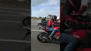 Motorcycle squad Highway Blast Group Roll Out #shorts