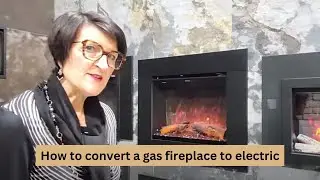 Как переделать газовый камин в электрический #электрокамин #электрическийкамин #камин