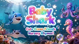 Non Stop Kids Learning Song About Cute Sea Creatures | Baby Shark Nursery Rhymes 🔁🐠