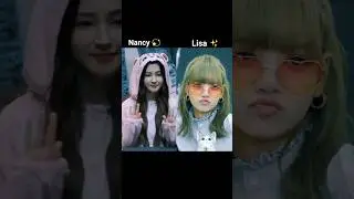 Nancy momoland vs Lisa Blacpink cute moments #who is Best #lisa #nancy #shorts