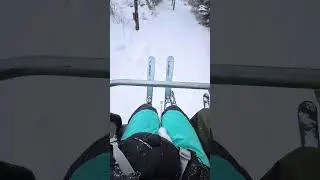 such good powder today 🤑 #skiing #snow
