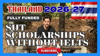 Thailand 🇹🇭 SUT university of technology Fully funded scholarships without IELTS 2026-27 | #study