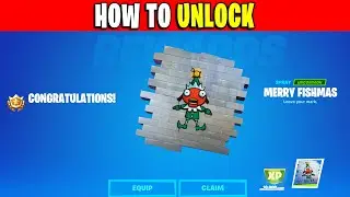 How to unlock FREE Merry Fishmas Spray - Hide inside a Sneaky Snowmando in different match