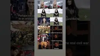 Thor vs Loki Debate Ends Marvel Civil War 😂 | MCU Meme Shorts #marvel #avengers #ironman #shorts #yt