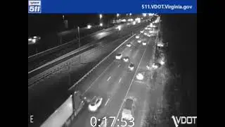 Driver Suffers Medical Emergency & Drifts Off Interstate In Prince William County, Virginia 