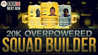 CHEAP 20K OVERPOWERED SQUAD! w/ RAMOS AND GUARIN | FIFA 14 Ultimate Team Squad Builder