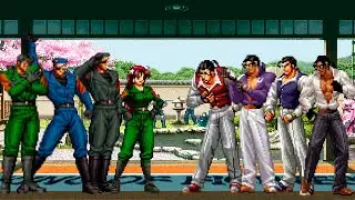[KOF Mugen] Heidern Team vs Robert Garcia Team