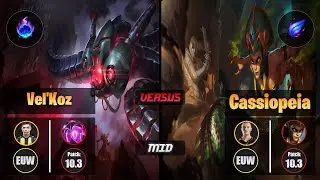 Bolulu VEL'KOZ (Mid) [Arcane Comet] VS Perkz CASSIOPEIA - Challenger EUW Patch 10.3