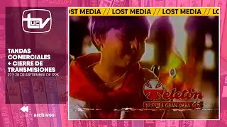Tandas Comerciales Canal 13 + Cierre de transmisiones @ 27 y 28 de septiembre de 1995
