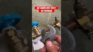 Need to remove a shark bite but don&rsquo;t have the tool? #shorts #tips #plumbing