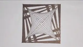 How to draw perfect geometric shape on paper🙏💢 || Geometric Art