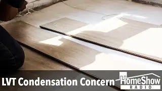 What can I do about condensation build up under an LVT floor?