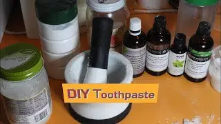 DIY Toothpaste with Essential Oils and Apatite