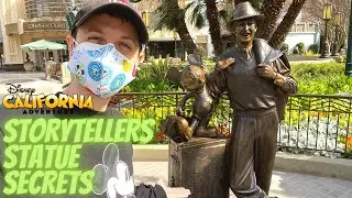 Storytellers Statue in Disney California Adventure Hidden Secrets!