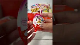 ASMR unboxing Kinder Joy India 🇮🇳 Pink edition Fairies world&rsquo;s toys #unpacking #asmr #kinderjoy