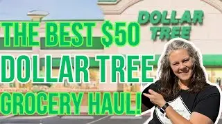 I Had NO IDEA DOLLAR TREE Had ALL THIS! $50 Grocery Haul HEALTHY &  ORGANIC #dollartree #groceryhaul