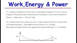 Work,Energy and Power Review | Live Class