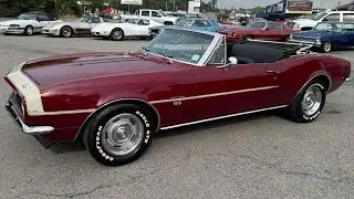 Jazda pr&oacute;bna Chevroletem Camaro Cabrio z 1967 roku, 34 900 dolar&oacute;w, Maple Motors #3208