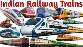 Indian Railway Trains | Indian Railway Train Passing at Full Speed | Train Names | Transport Names |