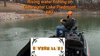 Clearwater lake MO Slow jerkbait bass water RISING