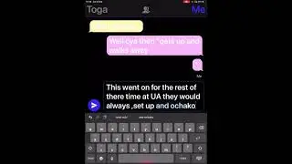 Hero toga x nurse ochako texting story