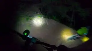 Mountain Biking at Night - Chasing Steve down Whistle Punk and Highballer at Alsea Falls