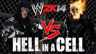 WWE 2K14 S1E10 - Undertaker VS Ghost Rider (Hell in a Cell Match)