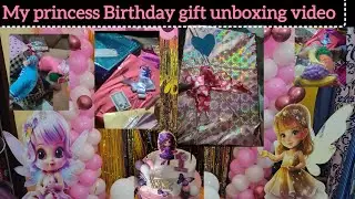 My princess 1st Birthday gift unboxing video 🎁🎁 
