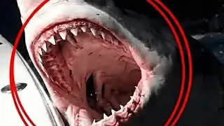 SHARK ATTACKS AT NIGHT! 😱 Massive Great White Hits Our Boat!