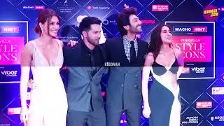 Celebrity Arrive at Pinkvilla Style Icons Awards 2022 - Varun, Kartik, Kriti, Sara Ali Full Video