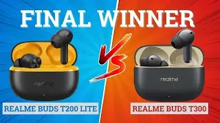 Realme Buds T200 Lite vs Realme Buds T300 🔥 Best for Music, Gaming & ANC⚡️