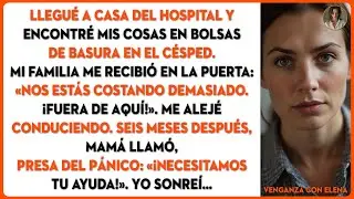 Volví a casa del hospital y encontré mis cosas en el césped. «Nos estás costando demasiado...»