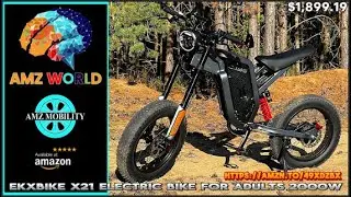 Review EKXBIKE X21 Electric Bike for Adults 2000W