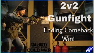 The Best Ending Comeback Win in 2v2 Gunfight! ( Black Ops Cold War )