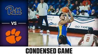 Pitt vs. Clemson Condensed Game | 2025-26 ACC Men's Basketball