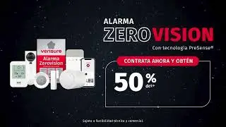 ZeroVision + pack c&aacute;mara solar Arlo con 50% dscto al contratar
