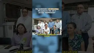 PRI Guerrero se deslinda de marcha del 15N y acusa &ldquo;represi&oacute;n&rdquo;