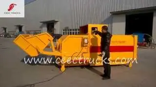 best 5CBM garbage collection equipment working vedio