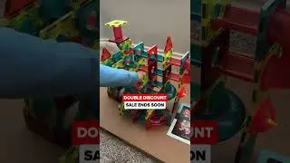 Строительство из магнитных плиток #magnetictiles #magneticmarblerun #marblerun #superbrandday