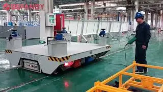 15 Ton Battery Rail Transfer Cart,Customized Track Factory Transport Trolley