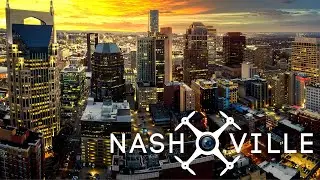 Aerial View of 𝗡𝗔𝗦𝗛𝗩𝗜𝗟𝗟𝗘 City 🇺🇸 Tennessee | Drone View | Dr Drone