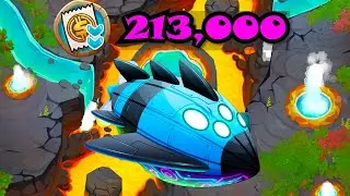 TOP 15 | Normal Ranked VORTEX | Least Cash : 213,070$ | Sulfur Springs | BTD6 Boss Tutorial